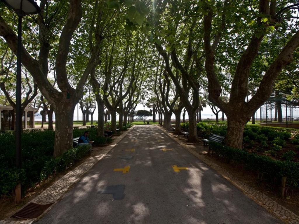 Apartamento 1 Quarto, Com Patio, Em Frente Praia Paço de Arcos Exteriér fotografie